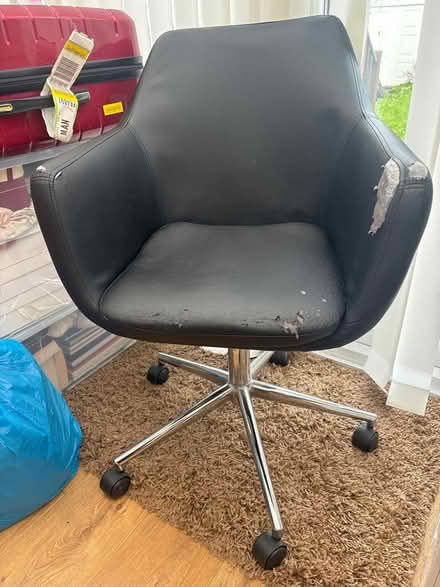 Photo of free Small black desk chair (Cheadle hulme SK8) #1