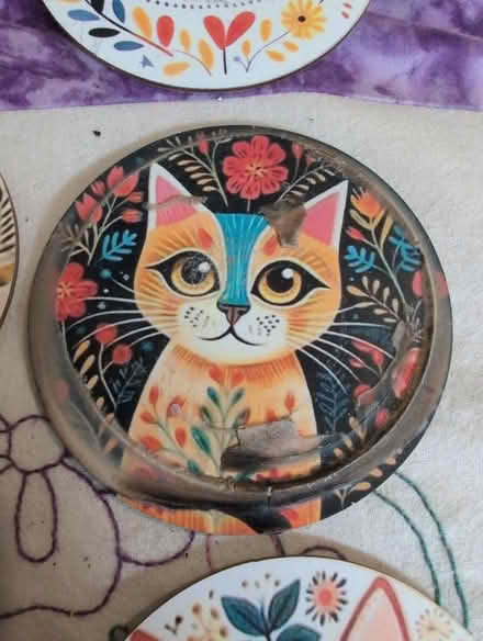 Photo of free Cat coaster. Wooden. (Alperton HA0) #2
