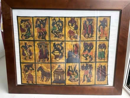 Photo of free Picture frame, dark brown wood (M20 east didsbury) #1