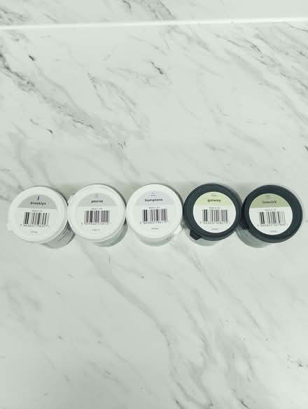 Photo of free Goodhome five colour paint tester pots. (Humphrey's End GL5) #2