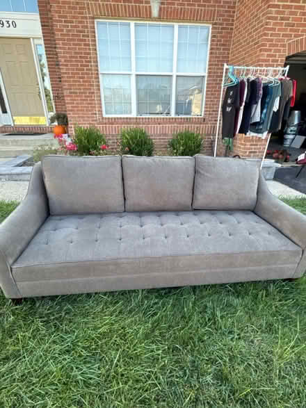 Photo of free Grey Couch (Gambrills) #1