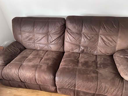 Photo of free Brown sofa (Great Western Park OX11) #3