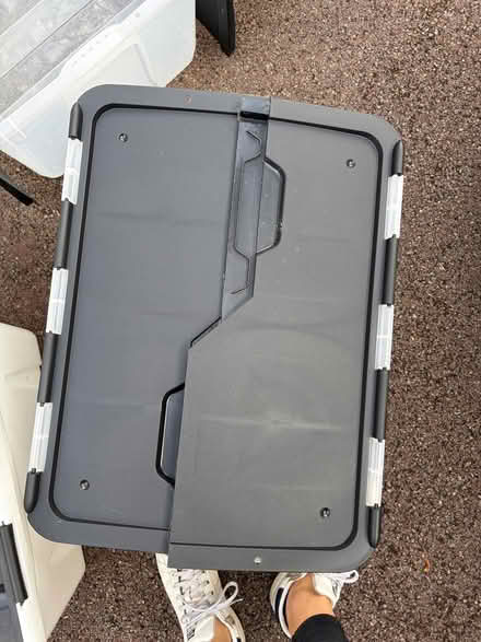 Photo of free Plastic storage boxes (Kensington W14) #1