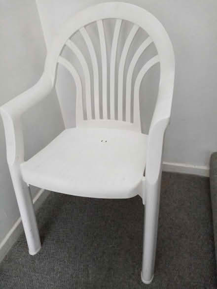 Photo of free Plastic outdoor chairs x 2 (Beckington BA11) #1