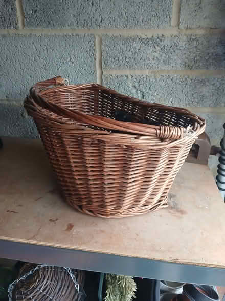 Photo of free Wicker bicycle basket (Stonehouse GL10) #1