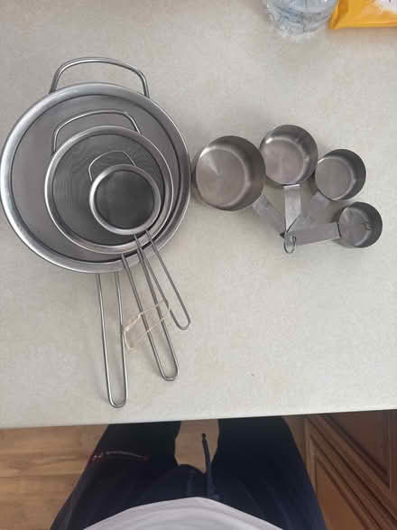 Photo of free Sieves & measuring cups (Walderslade ME5) #1