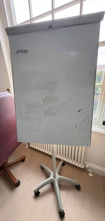 Photo of free Large white board on stand (St. John's Wood NW8) #1