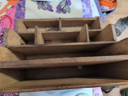 Photo of free Old wooden desk organiser..9"/23cm tall (Alperton HA0) #4