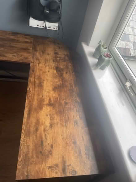 Photo of free Corner desk with 2 shelves (Downley HP13) #4