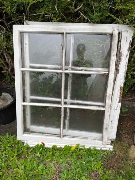 Photo of free 2 window sashes - for glass? (Widcombe) #1