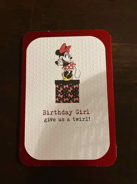 Photo of free Unused birthday girl card (Laurel, MD) #1