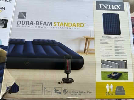 Photo of free Inflatable blue mattress (W42lu) #1