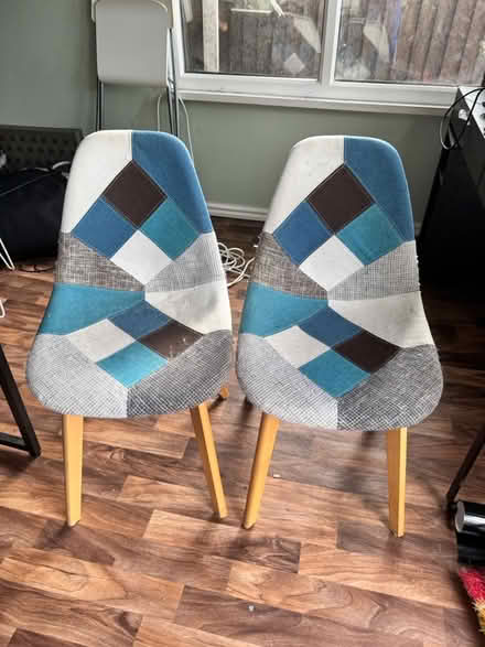 Photo of free 2 patchwork chairs (Seaforth L21) #1