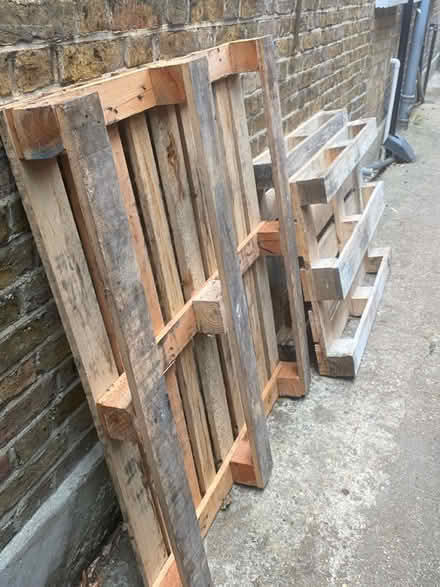 Photo of free 3 wooden pallets (Hanwell W7) #2