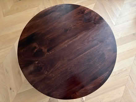 Photo of free Round mango wood coffee table (Se8 5ae) #1