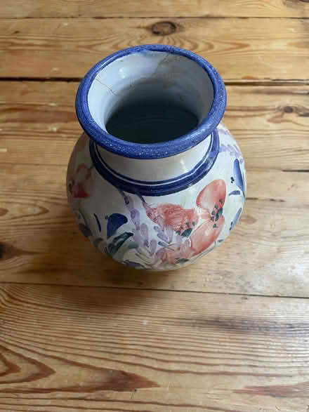 Photo of free Blue Patterned Vase (North Ascot SL5) #2