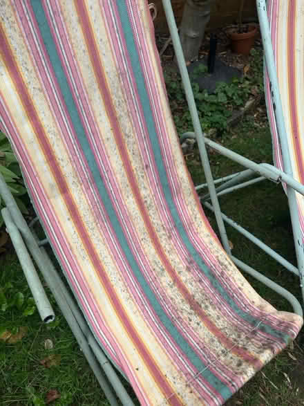 Photo of free 2 folding garden chairs (Shaklwell N16) #1