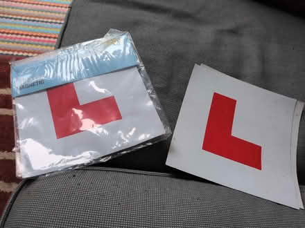 Photo of free L plates (Central Reading RG1) #1