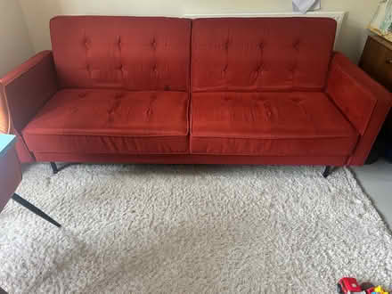 Photo of free Red Sofa Bed from Made.com (North Kensington W10) #2