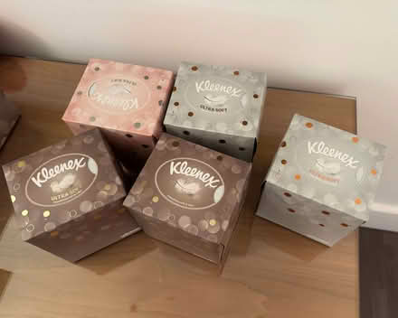 Photo of free 9 Unopened Kleenex Boxes (Notting Hill W11) #2