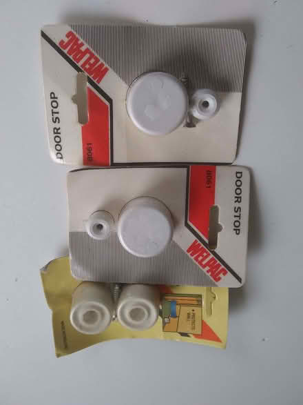 Photo of free 4 white door stops (Sonning Common RG4) #1