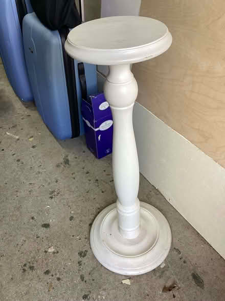 Photo of free Painted wooden plant stand (Oswestry SY11) #1