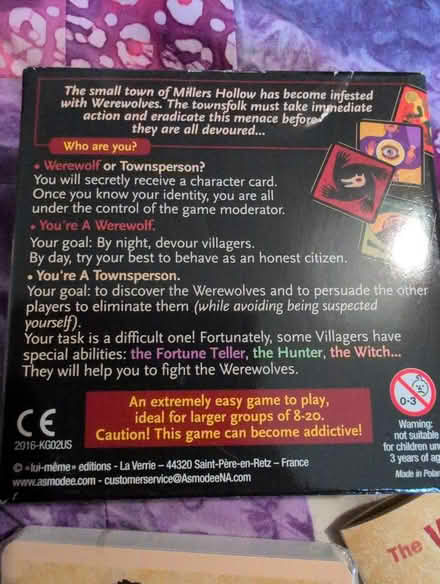 Photo of free Werewolves game. (Alperton HA0) #2