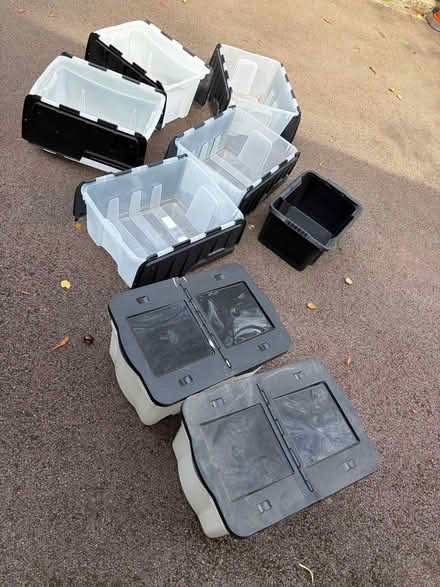 Photo of free Plastic storage boxes (Kensington W14) #3