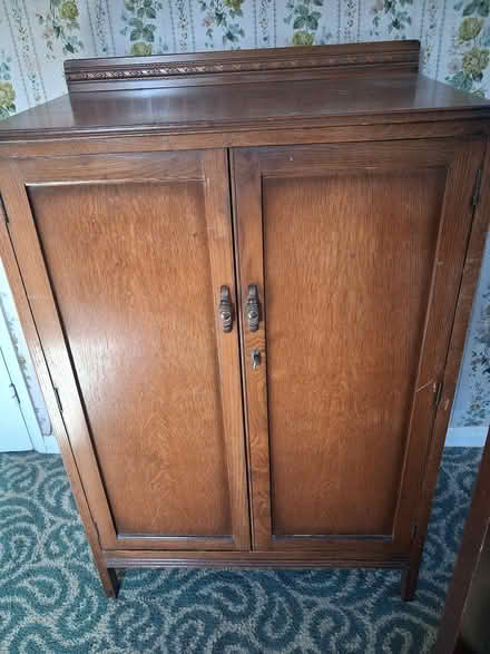 Photo of free Small oak wardrobe (St John's Road, Woking) #1