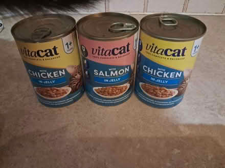 Photo of free 3 x 400g tins of cat food (Wildridings RG12) #1