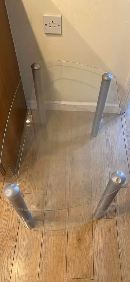 Photo of free Tv glass table only (Chepstow) #3