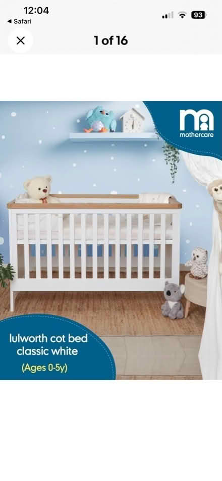 Photo of free Toddler Cot Bed (Tolleshunt D'Arcy CM9) #1