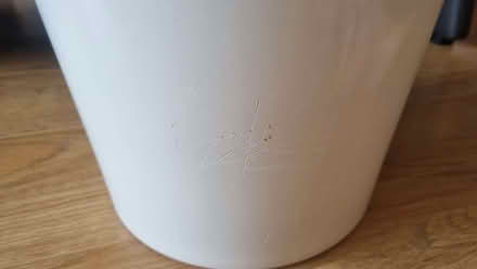 Photo of free White plant pot (Datchworth Green SG3) #2