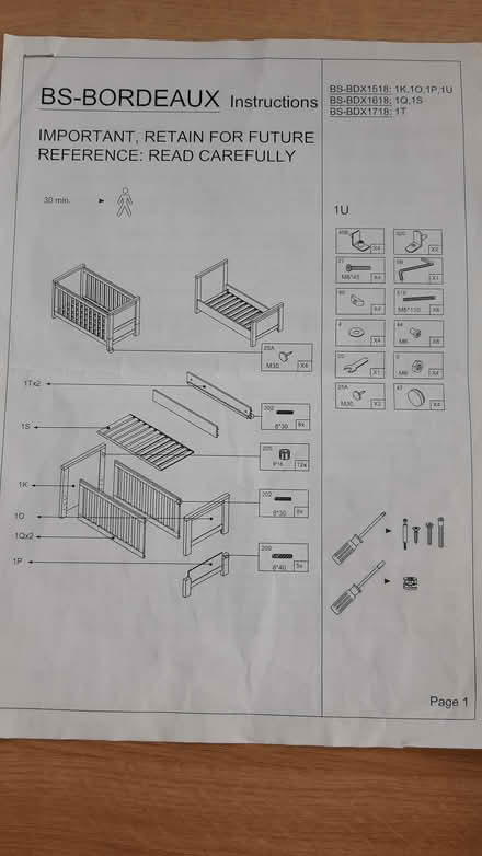 Photo of free Baby/Child Cot Bed (Leigh-on-Sea SS9) #1