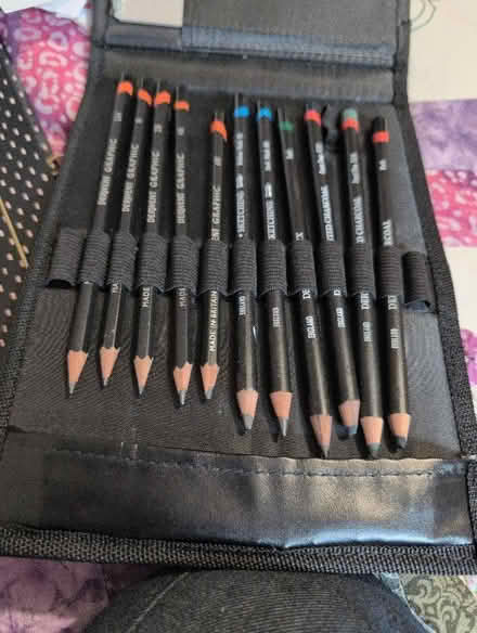 Photo of free Derwent sketching pencils in case (Alperton HA0) #1