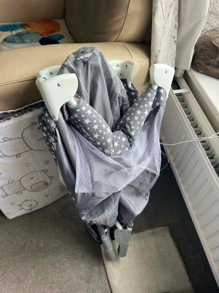 Photo of free Pram, baby chair and travelcot (Luton LU2) #1