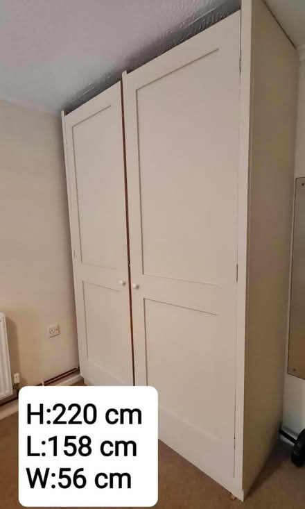 Photo of free Large 2 doors wardrobe (Cardinham, Bodmin PL30) #2