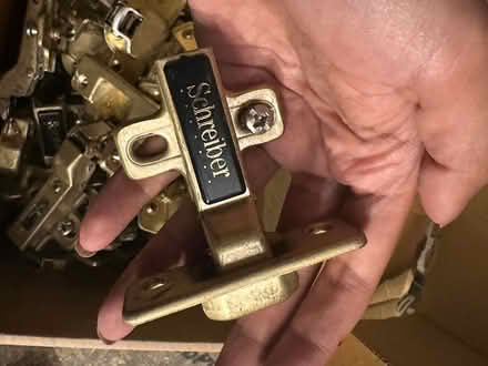 Photo of free Brass cabinet hinge (Welling DA16) #2