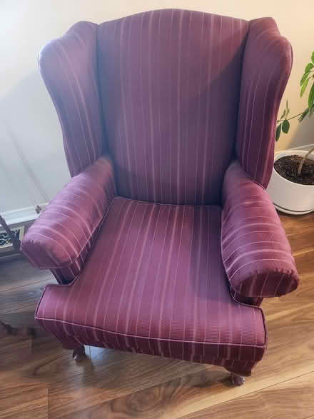 Photo of free 2 wing back chairs and couch (Kanata, Heritage hills) #1