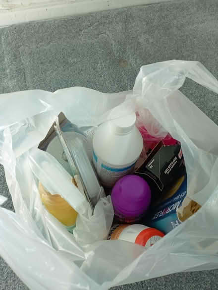 Photo of free Bag of assorted cleaning materials (Preston PR2) #1