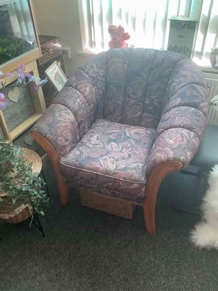 Photo of free Large comfy armchair (Abbeydale B98) #1