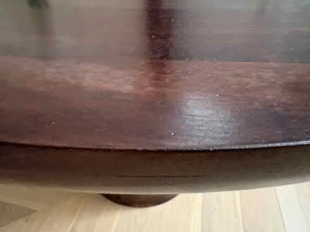 Photo of free Round mango wood coffee table (Se8 5ae) #2