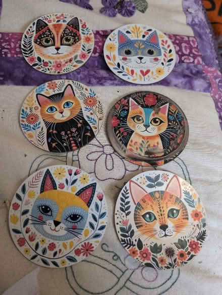 Photo of free Cat coaster. Wooden. (Alperton HA0) #1