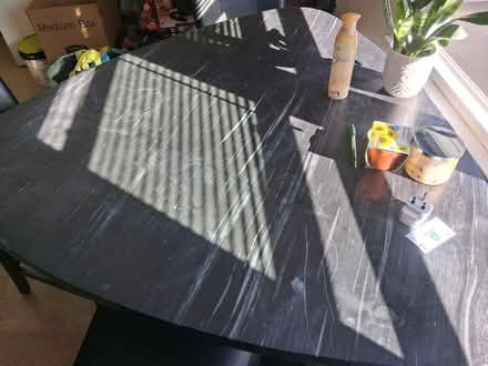 Photo of free 4 piece marble kitchen table (East Hartford, Ct) #3