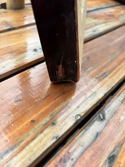 Photo of free Small antique wooden wall mirror (Canonbury N1) #3