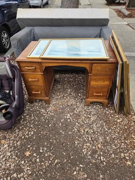 Photo of free Desk, couch, artwork, etc (El Cerrito) #3