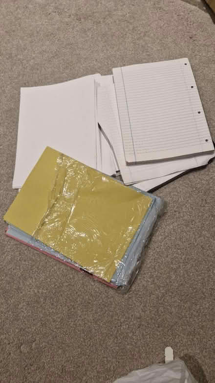 Photo of free Paper - plain, coloured, lined (Surbiton KT5) #1