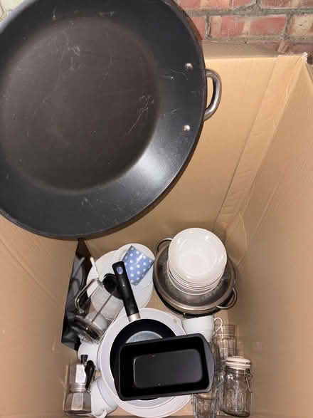 Photo of free Various pants/plates/glasses (Kensington W14) #1