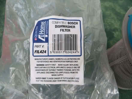 Photo of free bosch hotpoint dishwasher filter brand new ~ gu16 frimley (Frimley Green GU16) #1