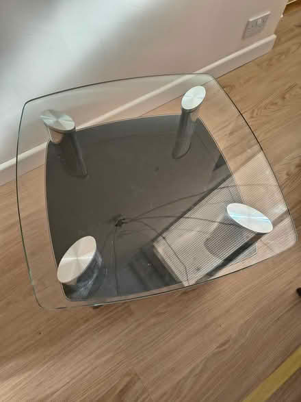 Photo of free Glass and Metal Coffee Table (Chippenham, Wiltshire SN15) #3
